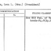 Watters, Leon L. (Mrs.) (President)