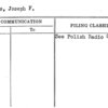 Wattras, Joseph F.