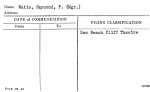 Watts, Raymond, F. (Mgr.)