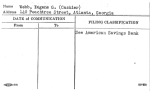 Webb, Eugene G. (Cashier)