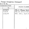 Webb, George Creighton (Colonel)