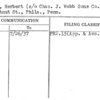 Webb, Herbert (c/o Chas. J. Webb Sons Co.)