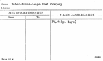 Weber-Bunke-Lange Coal Company