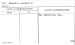 Wechsler, Leonard J.