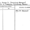 Weeks, George B. (Secretary-Manager)