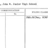 Weeks, John W. Junior High School
