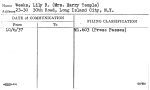 Weeks, Lily R. (Mrs. Harry Temple)