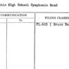 Weequahic High School Symphonic Band