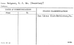 Weigner, H.J. Sr. (Secretary)