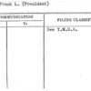 Weil, Frank L. (President)