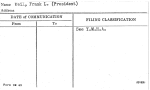 Weil, Frank L. (President)