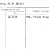 Weinberg, Hilda (Miss)