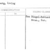 Weinberg, Irving
