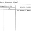 Weinblatt, Eleanore (Miss)