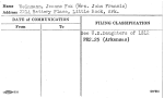 Weinmann, Jeanne Fox (Mrs. John Francis)
