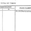 Weis, Irving and Company