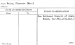Weiss, Florence (Mrs.)