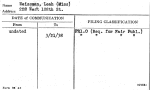 Weissman, Leah (Miss)