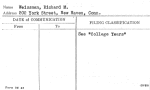 Weissman, Richard M.