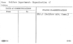 Welfare Department- Organization of
