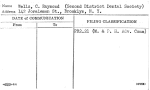 Wells, C. Raymond (Second District Dental Society)