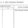 Wells, G.E. (Mrs.) (Program Chairman)