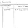 Wendel, Valentine H.