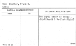 Wendler, Frank R.