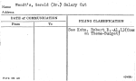 Wendt's, Gerald (Dr.) Salary Cut