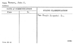 Werner, John A.