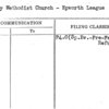 Wesley Methodist Church - Epworth League