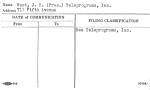 West, J.R. (Pres.) Teleprograms, Inc.
