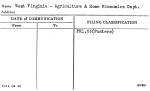 West Virginia - Agriculture & Home Economics Dept.