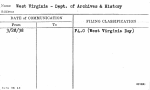 West Virginia - Dept. of Archives & History