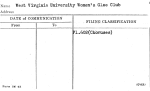 West Virginia University Women's Glee Club