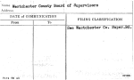 Westchester County Board of Supervisors
