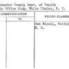 Westchester County Dept. of Health