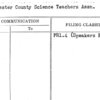 Westchester County Science Teachers Assn.