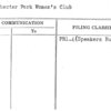 Westchester Park Women's Club