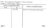 Westinghouse Technical Press Service