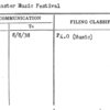 Westminster Music Festival