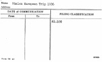 Whalen European Trip 1936