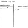 Whalen European Trip 1937