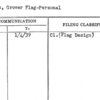 Whalen, Grover Flag-Personal
