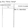 Whaling Ship "Jerry Perry"