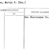 Whallon, Martin P. (Hon.)