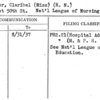 Wheeler, Claribel (Miss) (R.N.)