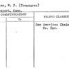 Wheeler, W.F. (Treasurer)