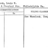 Wheelock, Louis W.