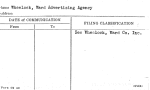 Wheelock, Ward Advertising Agency